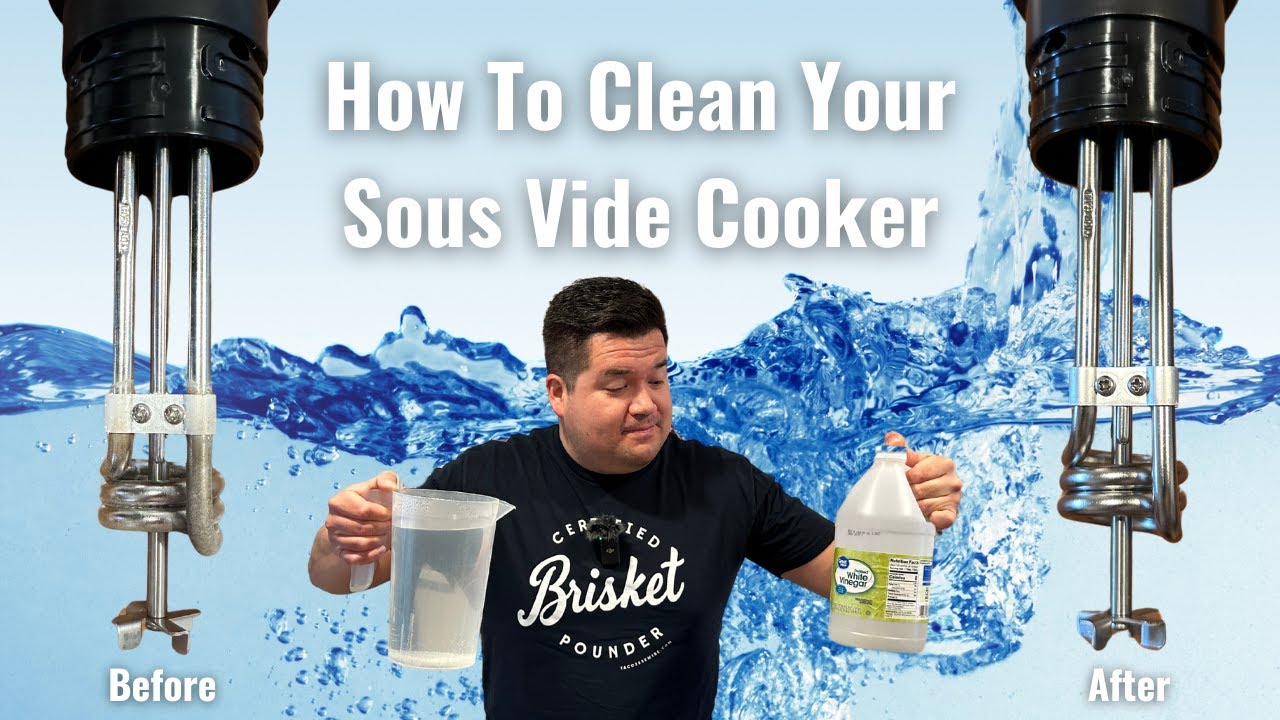 how to clean sous vide machine