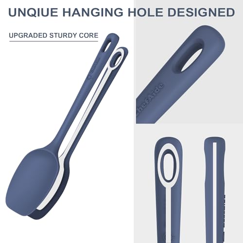 ChefAide 5 Pieces Silicone Spatula Set