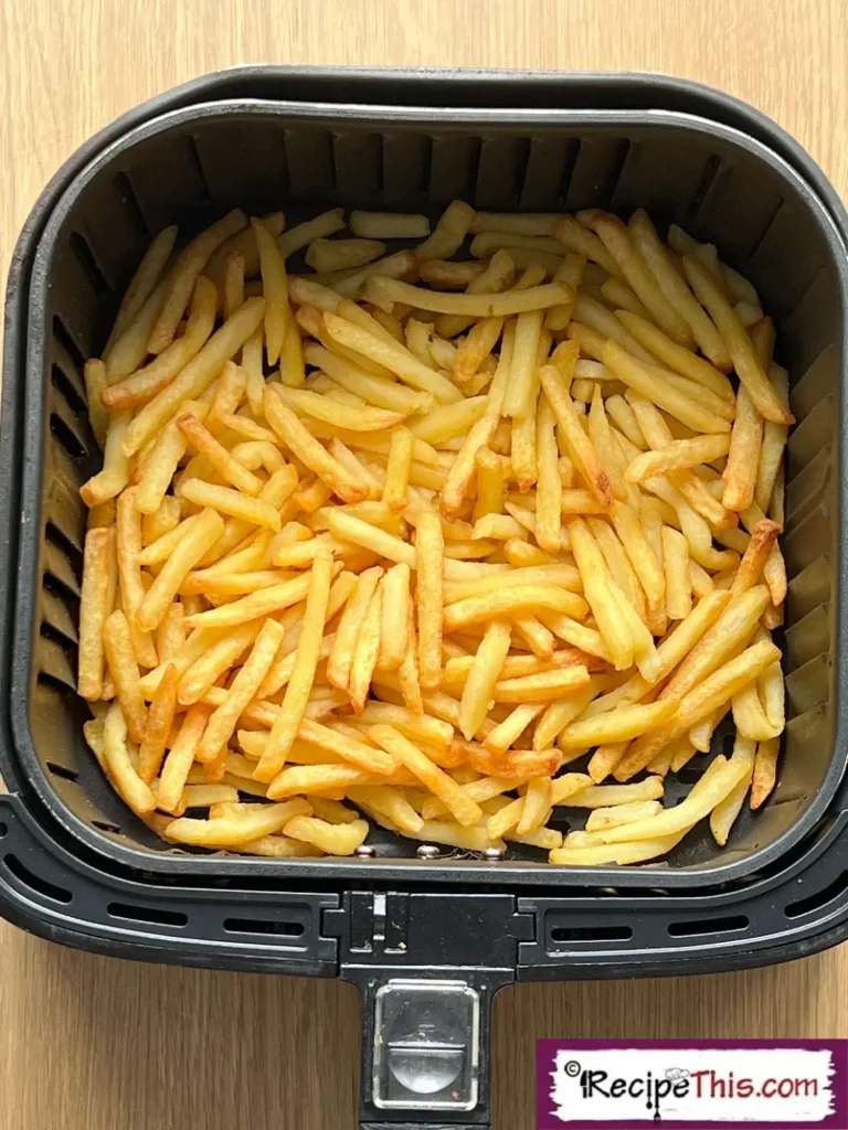Air Fryer Frozen French Fries Time Temp