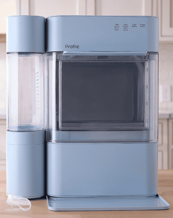 GE Profile Ice Maker Blue Light