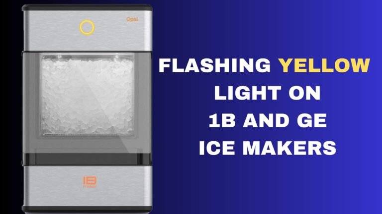GE Profile Ice Maker Yellow Light